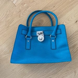 Michael’s Kors teal tote purse